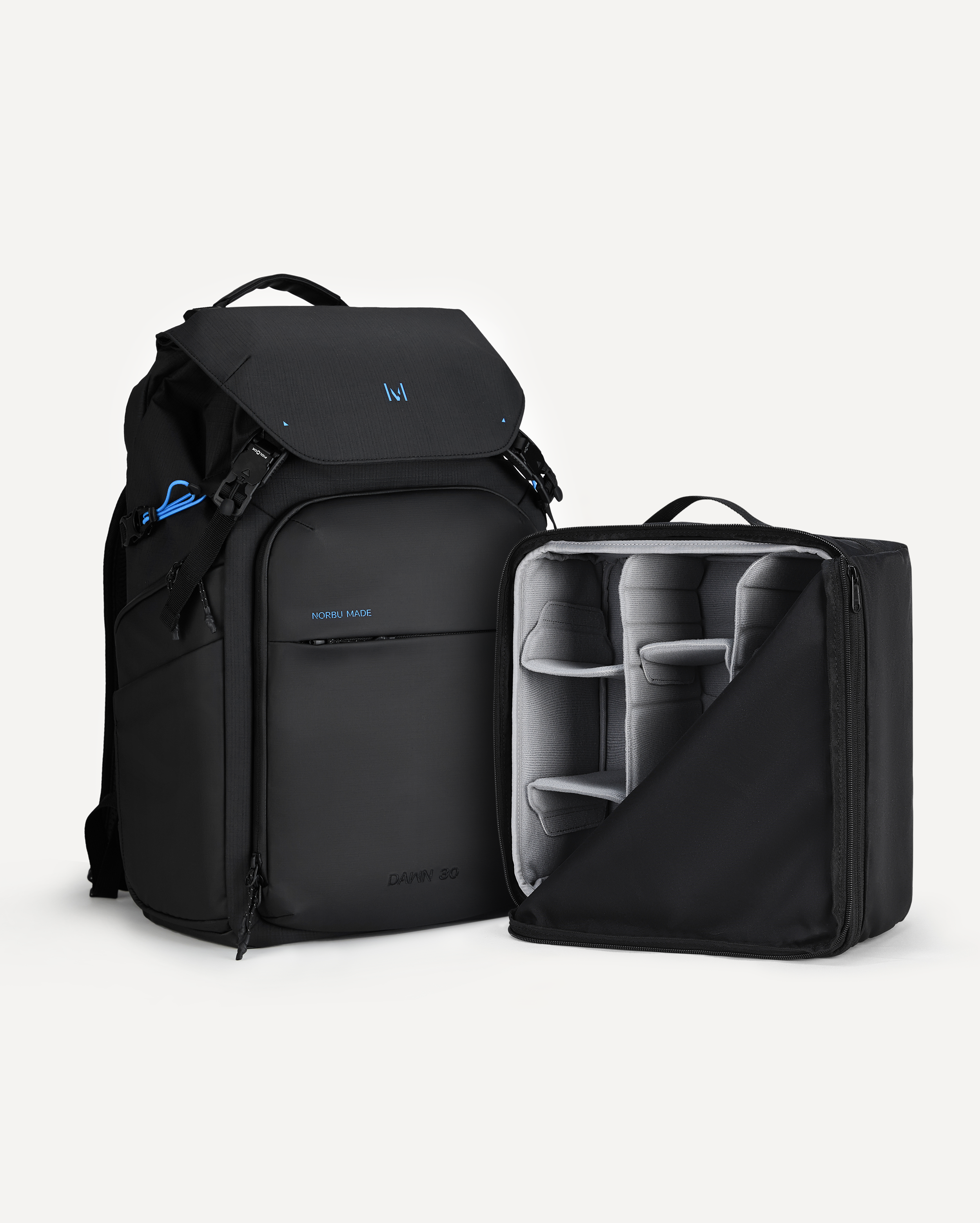 Norbu Made Dawn 30L Backpack with Modular Unit